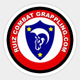 Ruiz Combat Grappling (Front Logo, Back Text) Sticker